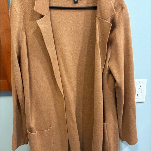 Brown Open Front Cardigan - Picture 2 of 3